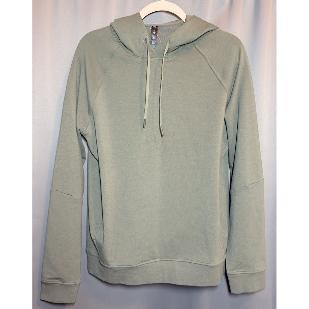 Lululemon City Sweat Pullover Hoodie Sage Green LM3AUPS Men's Sz Medium